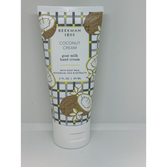 Beekman 1802 Other - Beekman 1802 Goat Milk Hand Cream Coconut 2oz 59mL Moisturizing New Sealed